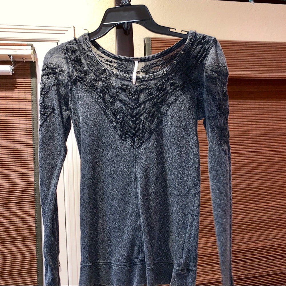Free People Long Sleeve Top